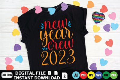 New Year Crew 2023 SVG Shahin alam 