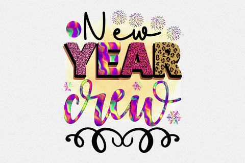 new year crew Sublimation SVGArt 