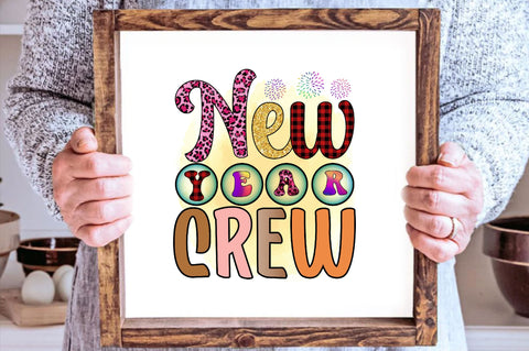 new year crew Sublimation SVGArt 