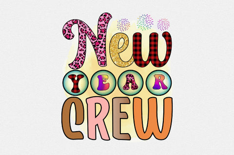 new year crew Sublimation SVGArt 