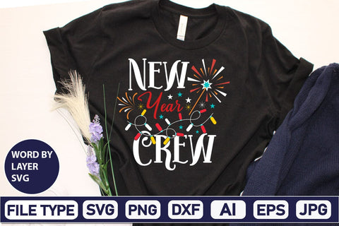 New Year Crew SVG Cut File SVG DesignPlante 503 