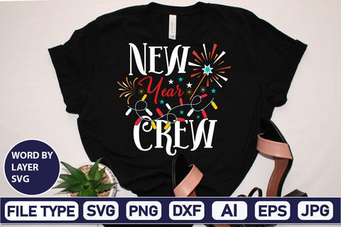 New Year Crew SVG Cut File SVG DesignPlante 503 