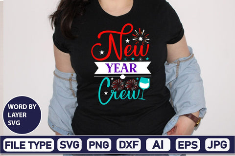 New Year Crew SVG Design SVGs,Quotes and Sayings,Food & Drink,On Sale, Print & Cut SVG DesignPlante 503 