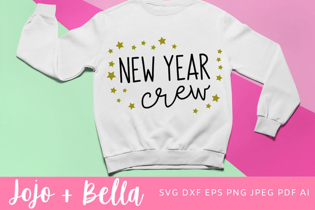 New Year Crew Svg, Happy New Year Shirt Svg, New Years Eve Svg, New Year’s Svg, New Year Svg, New Year’s Shirt Svg, New Year’s Eve Party Cut file SVG Jojo&Bella 