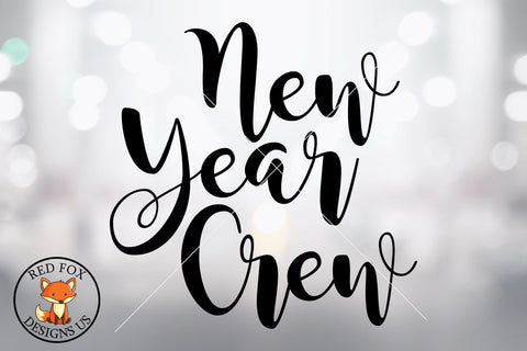 New Year crew svg, New Year Squad svg, Happy New Year SVG, New Year SVG, fireworks New Year, New Years Eve, Cricut Cutting, commercial use SVG RedFoxDesignsUS 