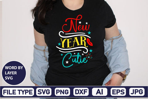 New Year Cutie SVG Design SVGs,Quotes and Sayings,Food & Drink,On Sale, Print & Cut SVG DesignPlante 503 