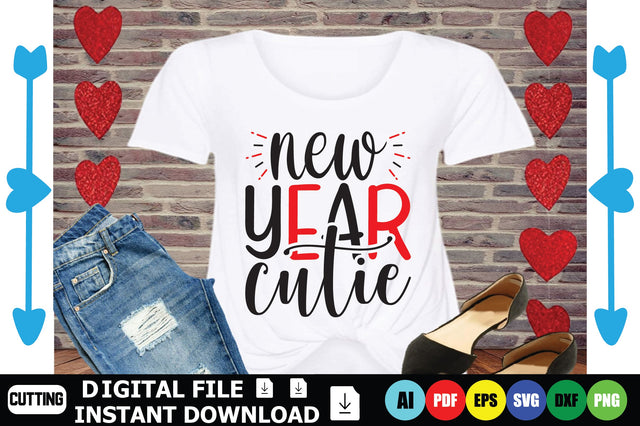 New Year Cutie SVG Shahin alam 