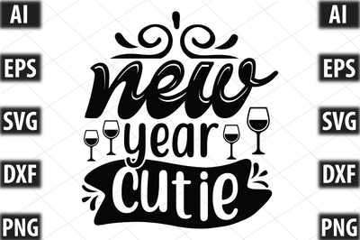 new year cutie SVG SVGista 