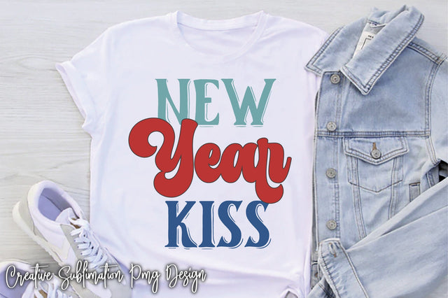 New Year Kiss Sublimation Creativeart88 