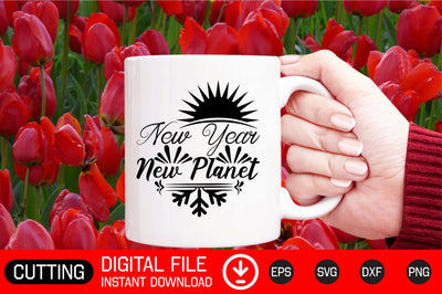 New Year New Planet SVG CraftlabSvg29 
