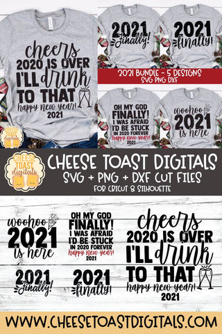 New Year Quotes | 2021 SVG Bundle SVG Cheese Toast Digitals 