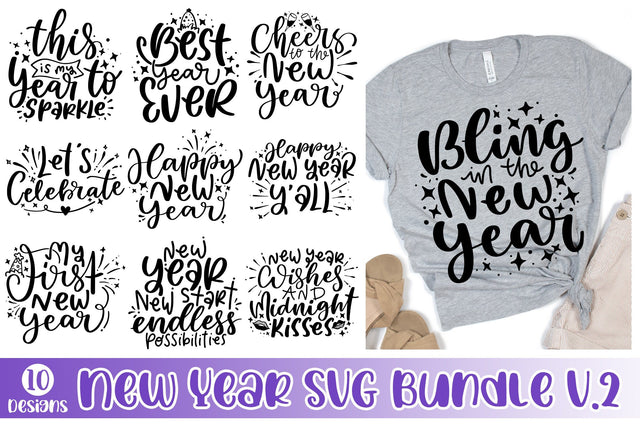 New Year Quotes SVG Bundle Vol 2 SVG dapiyupi store 
