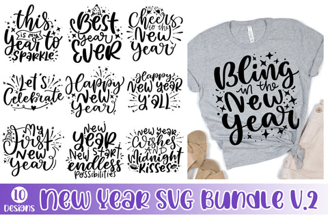 New Year Quotes SVG Bundle Vol 2 SVG dapiyupi store 