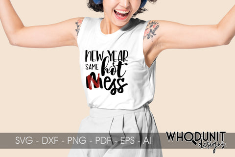 New Year Resolution SVG| New Year Same Me|New Year cut file SVG Whodunit Designs 
