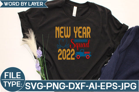 New Year Squad 2022 SVG Cut File SVG Studio Innate 