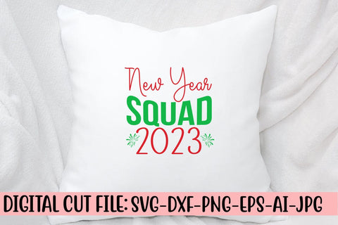New Year Squad 2023 SVG Cut File SVG Syaman 
