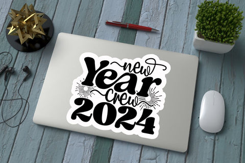 New Year Stickers Bundle, 2024 new year stickers png bundle Sublimation Regulrcrative 