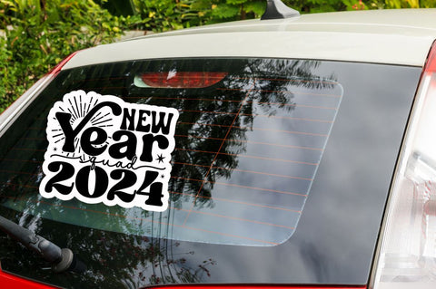 New Year Stickers Bundle, 2024 new year stickers png bundle Sublimation Regulrcrative 