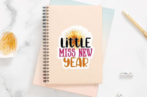 New Year Stickers Bundle Sublimation Regulrcrative 