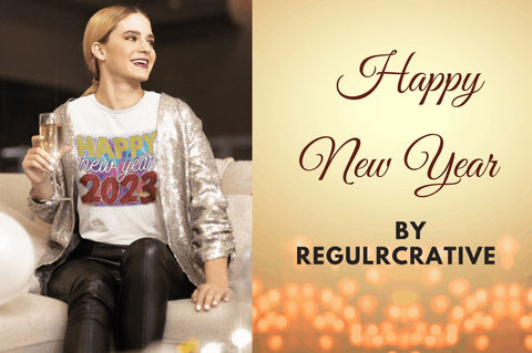 New Year Sublimation Bundle SVG Regulrcrative 