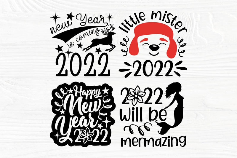 New Year SVG Bundle, 2022 Svg, New Years Eve Shirt - So Fontsy