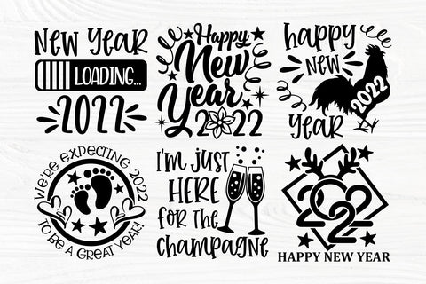New Year SVG Bundle, 2022 Svg, New Years Eve Shirt SVG TonisArtStudio 