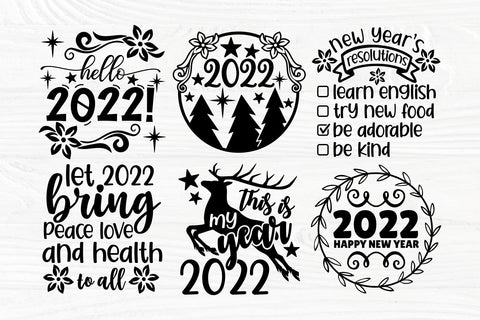 New Year SVG Bundle, 2022 Svg, New Years Eve Shirt SVG TonisArtStudio 