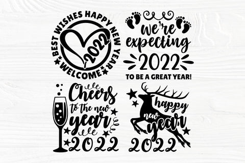 New Year SVG Bundle, 2022 Svg, New Years Eve Shirt - So Fontsy