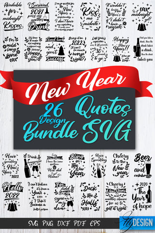 New year Svg Bundle. 2022 Year SVG. Christmas Svg vol.1 SVG Fly Design 