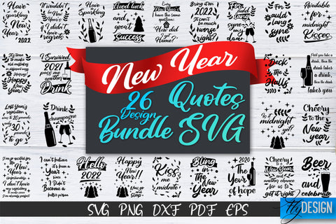 New year Svg Bundle. 2022 Year SVG. Christmas Svg vol.1 SVG Fly Design 