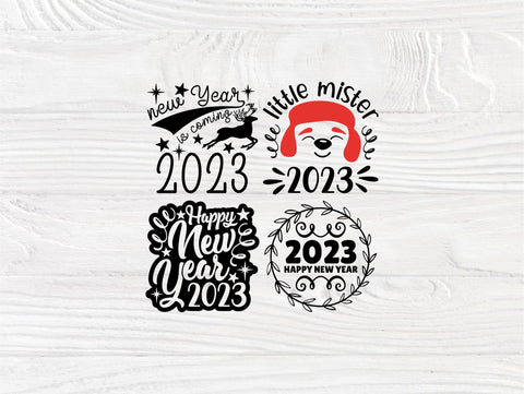 New Year SVG Bundle, 2023 Svg Sayings, New Years Eve Svg, Png Sublimation, Cut Files For Cricut, Silhouette Dxf SVG TonisArtStudio 