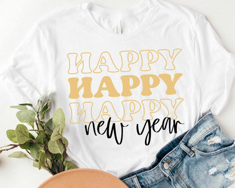 New Year SVG Bundle - Holiday shirt SVG for Cricut - New Year Eve SVG bundle - 2022 - Digital Download SVG Isobel Jade Designs 