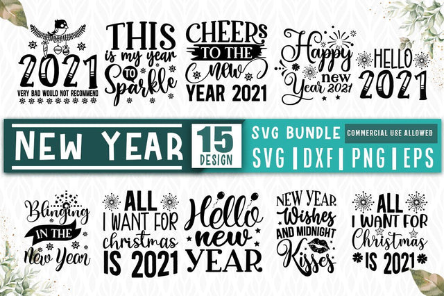 New Year Svg Bundle.New Year Bundle svg, New Year svg bundle, SVG Designangry 