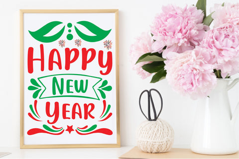 New year svg design bundle SVG Rupkotha 