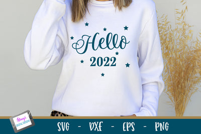 New Year SVG | Hello 2022 SVG Stacy's Digital Designs 
