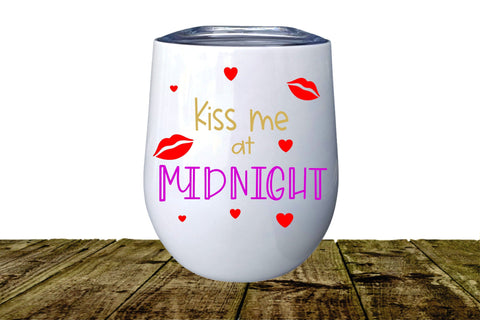 New Year SVG - Kiss Me at Midnight Cut File SVG Stacy's Digital Designs 