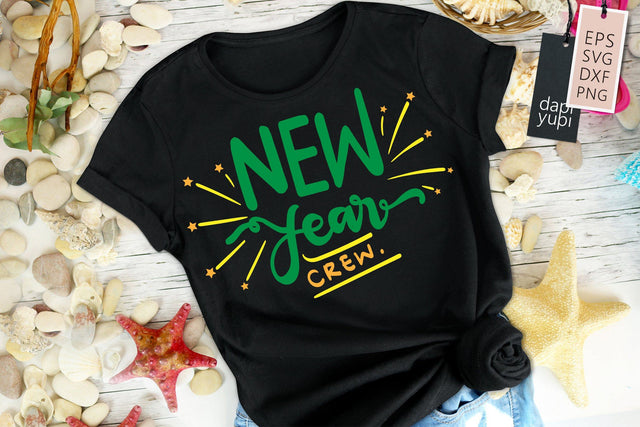 New Year SVG New Year Crew Quotes SVG dapiyupi store 