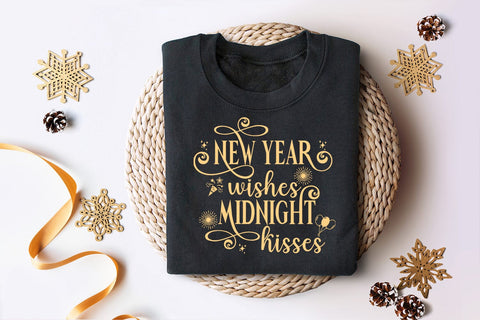 New Year Wishes I Happy New Year 2024 SVG I New Year Quotes 2024 SVG SVG Happy Printables Club 