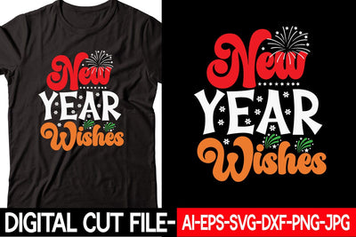 New Year Wishes SVG cut file SVG Blessedprint 