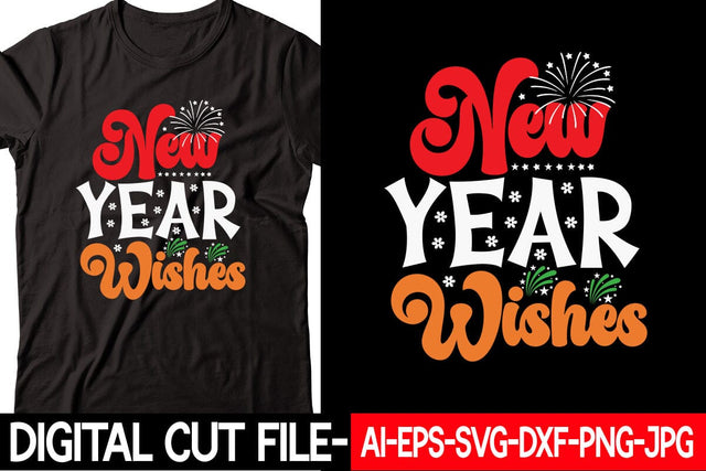 New Year Wishes SVG cut file SVG Blessedprint 
