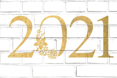 New Years 2021 SVG | gold floral for NYE | New Year shirt SVG Maggie Do Design 