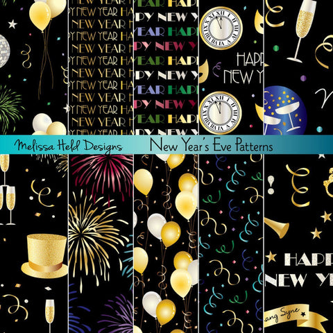 New Year's Eve Patterns Melissa Held Designs 