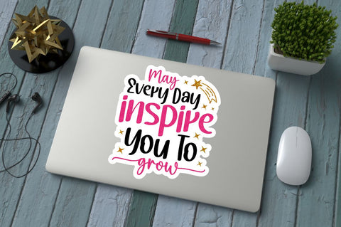 New Year's Inspirational Stickers Png Bundle Sublimation Regulrcrative 