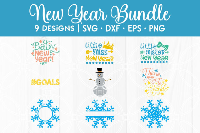 New Years SVG Bundle SVG SavanasDesign 