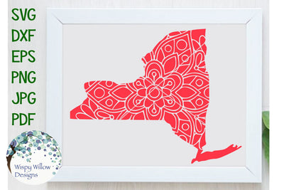 New York Mandala SVG Wispy Willow Designs 