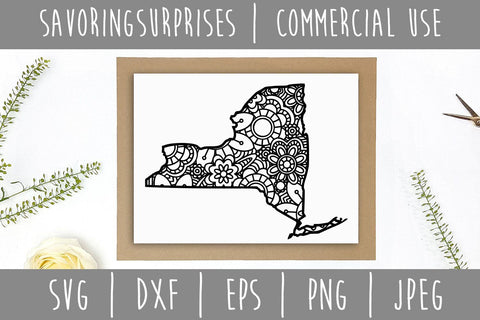 New York Mandala Zentangle SVG SavoringSurprises 