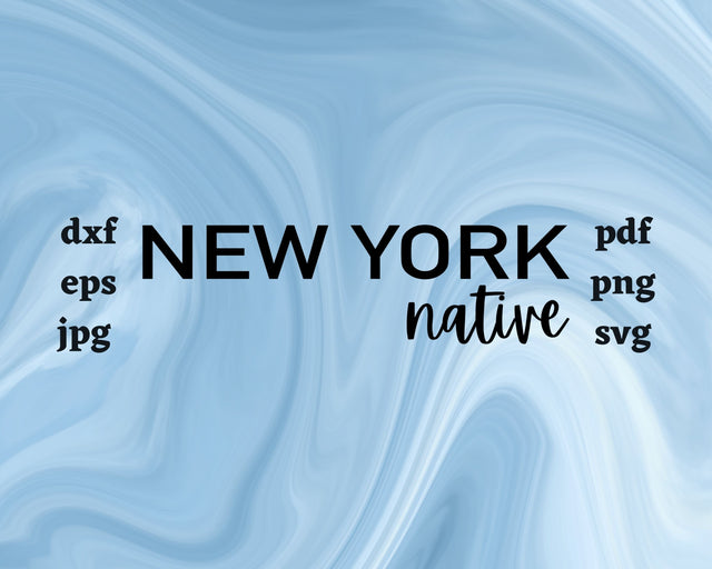 New York Native SVG Cut File SVG Northern Light SVG 