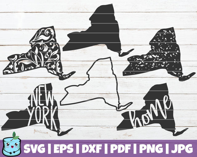 New York State SVG MintyMarshmallows 