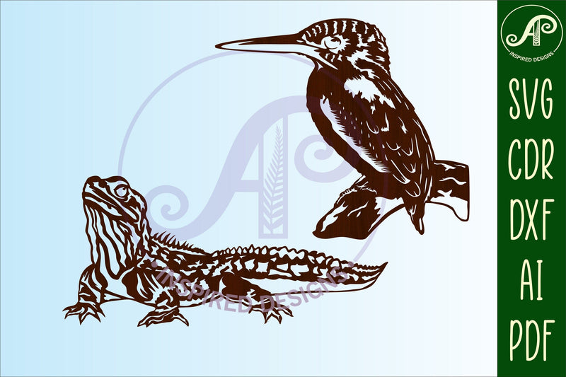 New Zealand native cut outs SVG files - So Fontsy