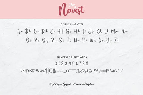 Newest Font twinletter 